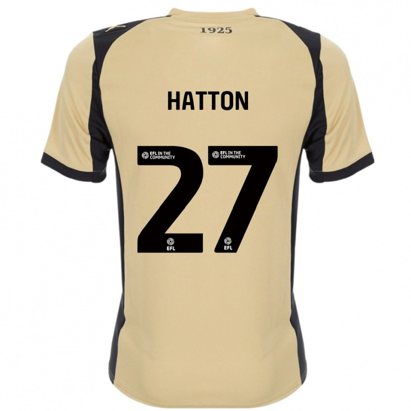 Danxen Herren Ben Hatton #27 Gold Schwarz Auswärtstrikot Trikot 2025/26 T-Shirt Schweiz