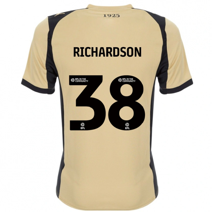 Danxen Herren Kane Richardson #38 Gold Schwarz Auswärtstrikot Trikot 2025/26 T-Shirt Schweiz