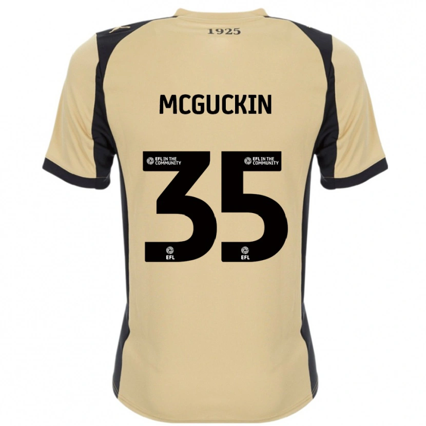 Danxen Herren Ciaran Mcguckin #35 Gold Schwarz Auswärtstrikot Trikot 2025/26 T-Shirt Schweiz