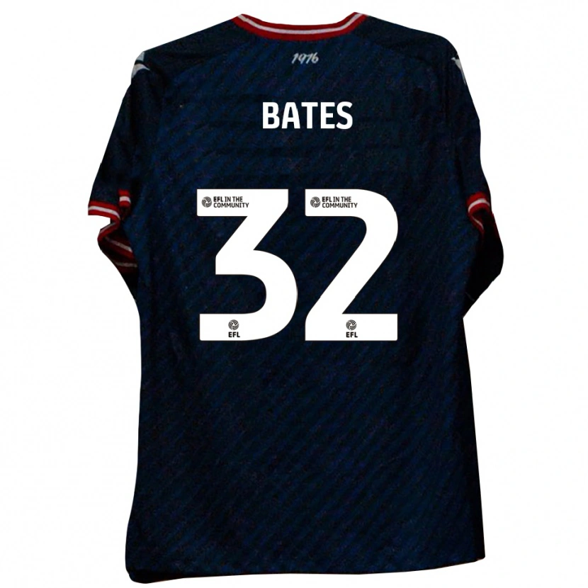 Danxen Herren Ellis Bates #32 Marine Rot Auswärtstrikot Trikot 2025/26 T-Shirt Schweiz