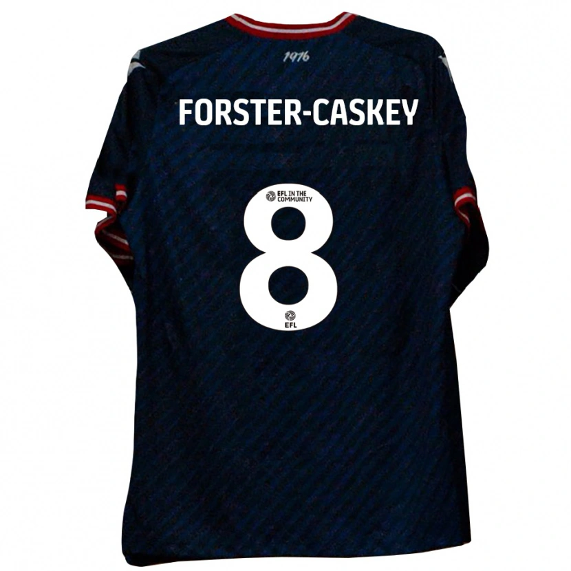 Danxen Herren Jake Forster-Caskey #8 Marine Rot Auswärtstrikot Trikot 2025/26 T-Shirt Schweiz