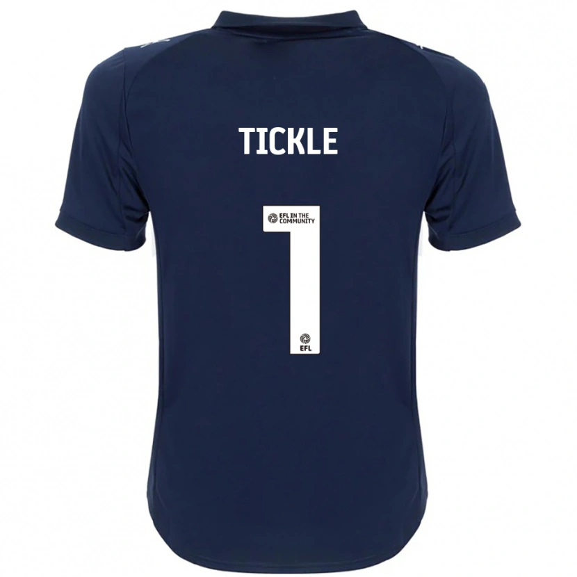 Danxen Herren Sam Tickle #1 Marine Weiß Auswärtstrikot Trikot 2025/26 T-Shirt Schweiz