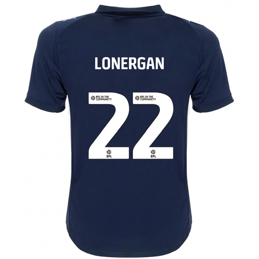 Danxen Herren Andy Lonergan #22 Marine Weiß Auswärtstrikot Trikot 2025/26 T-Shirt Schweiz
