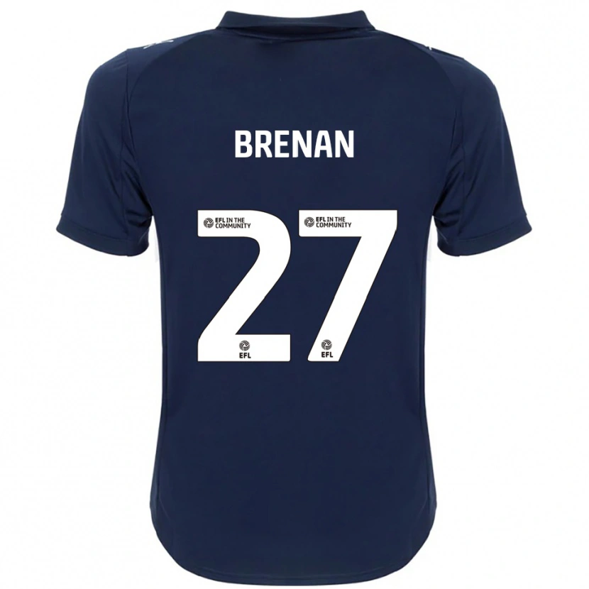 Danxen Herren Tobias Brenan #27 Marine Weiß Auswärtstrikot Trikot 2025/26 T-Shirt Schweiz