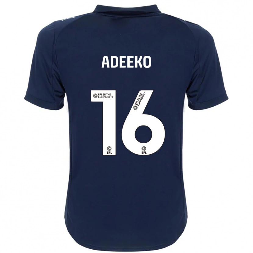 Danxen Herren Baba Adeeko #16 Marine Weiß Auswärtstrikot Trikot 2025/26 T-Shirt Schweiz