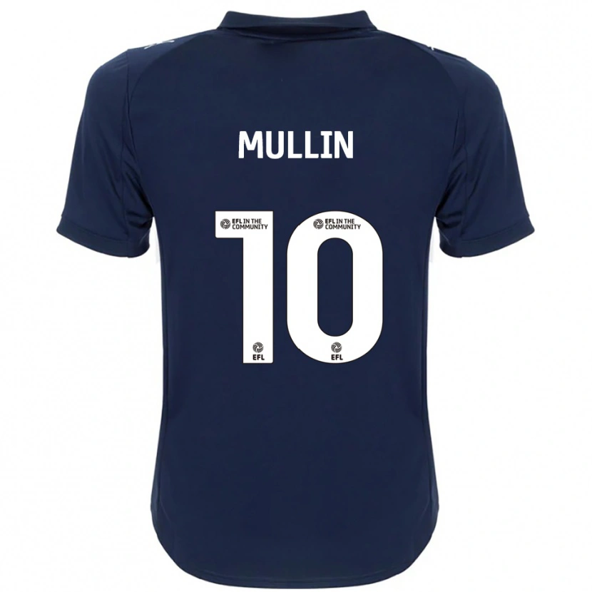 Danxen Herren Paul Mullin #10 Marine Weiß Auswärtstrikot Trikot 2025/26 T-Shirt Schweiz