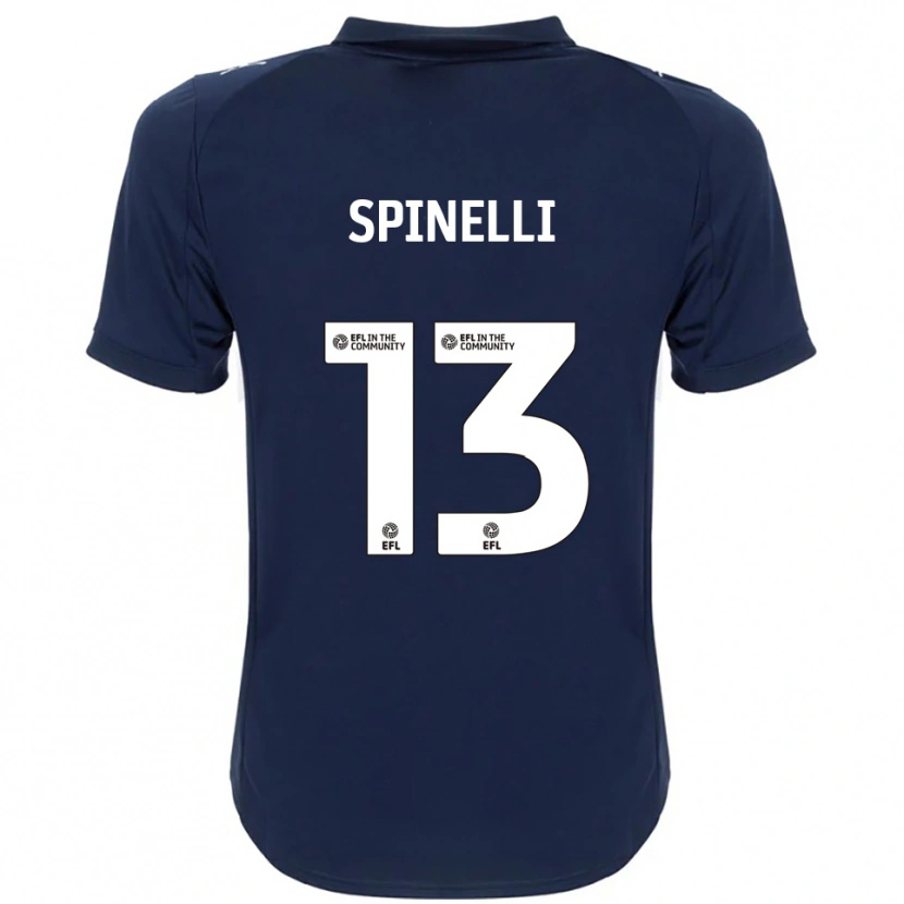 Danxen Herren Matteo Spinelli #13 Marine Weiß Auswärtstrikot Trikot 2025/26 T-Shirt Schweiz