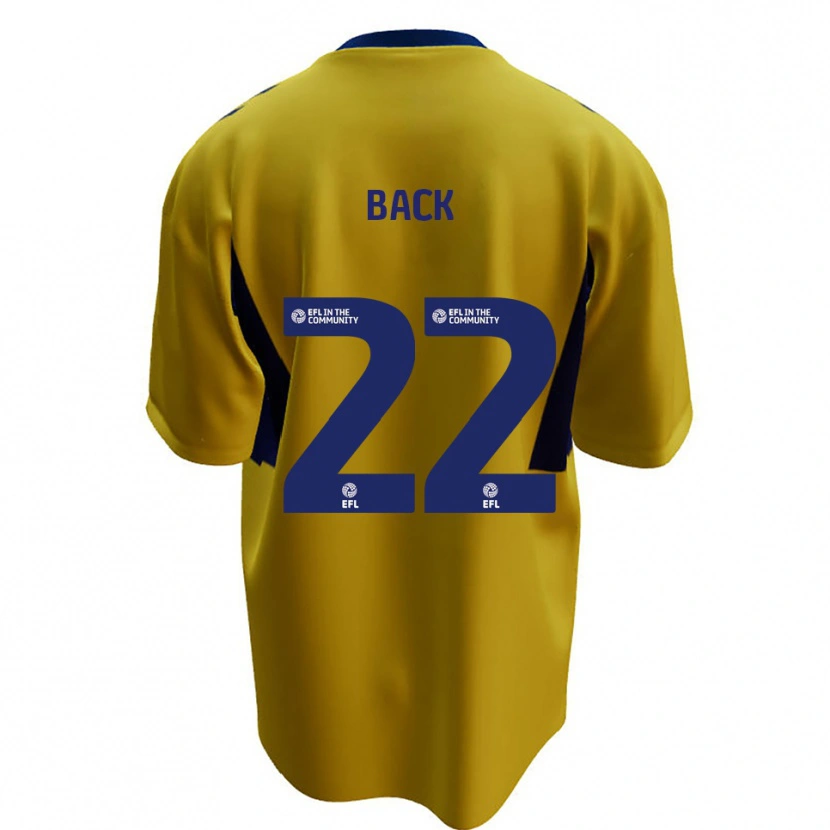 Danxen Herren Fin Back #22 Gelb Blau Auswärtstrikot Trikot 2025/26 T-Shirt Schweiz