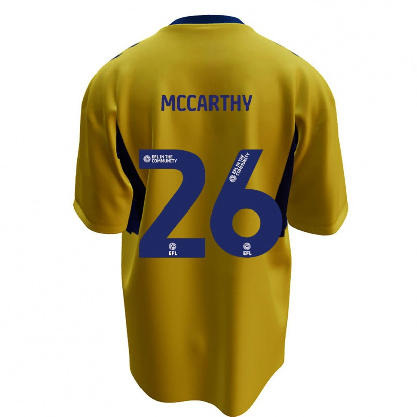 Danxen Herren Jason Mccarthy #26 Gelb Blau Auswärtstrikot Trikot 2025/26 T-Shirt Schweiz