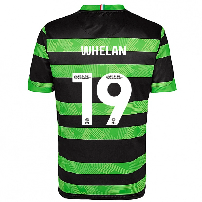 Danxen Herren Kelly-Jade Whelan #19 Schwarz Grün Auswärtstrikot Trikot 2025/26 T-Shirt Schweiz