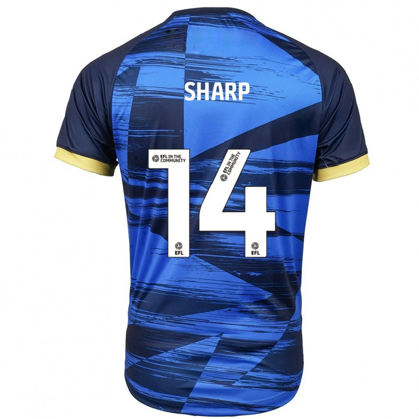 Danxen Herren Billy Sharp #14 Blau Marine Auswärtstrikot Trikot 2025/26 T-Shirt Schweiz