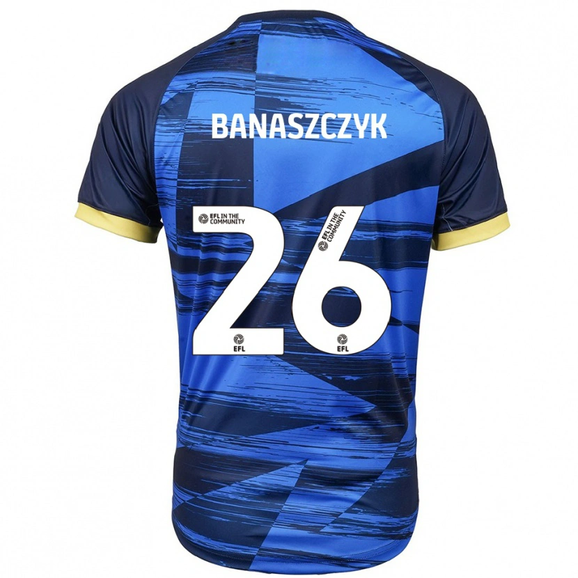 Danxen Herren Natalie Banaszczyk #26 Blau Marine Auswärtstrikot Trikot 2025/26 T-Shirt Schweiz