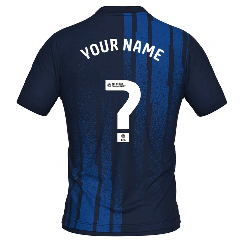 Danxen Herren Ihren Namen #0 Marine Weiß Auswärtstrikot Trikot 2025/26 T-Shirt Schweiz