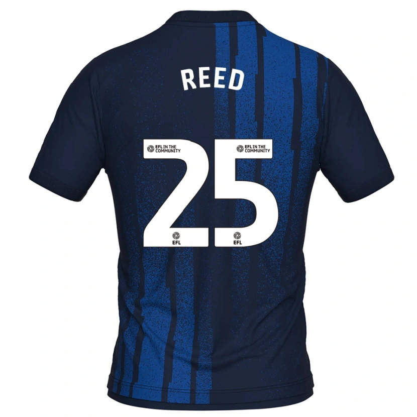 Danxen Herren Louis Reed #25 Marine Weiß Auswärtstrikot Trikot 2025/26 T-Shirt Schweiz