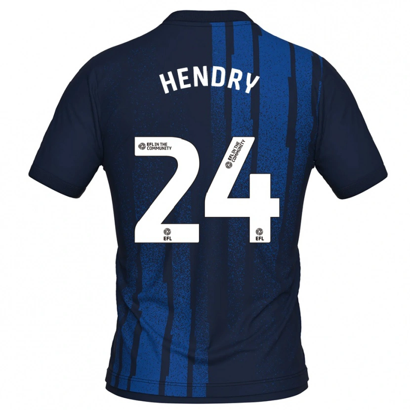 Danxen Herren Regan Hendry #24 Marine Weiß Auswärtstrikot Trikot 2025/26 T-Shirt Schweiz