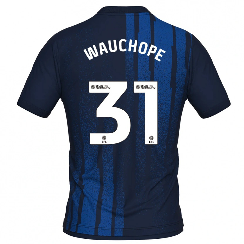 Danxen Herren Darien Wauchope #31 Marine Weiß Auswärtstrikot Trikot 2025/26 T-Shirt Schweiz