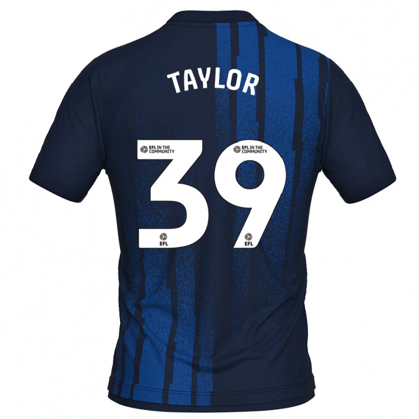 Danxen Herren Oliver Taylor #39 Marine Weiß Auswärtstrikot Trikot 2025/26 T-Shirt Schweiz