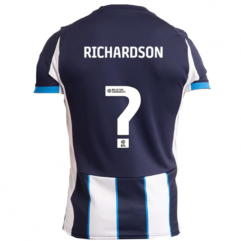 Danxen Herren Ellie Richardson #0 Weiß Marine Auswärtstrikot Trikot 2025/26 T-Shirt Schweiz