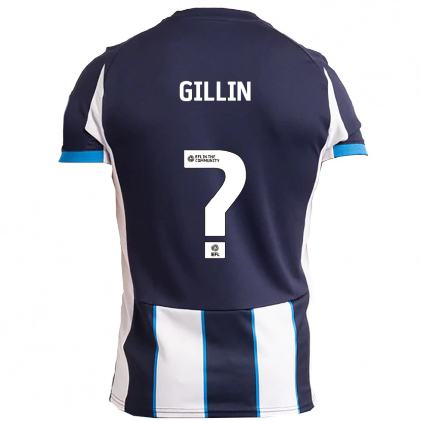 Danxen Herren Jessica Gillin #0 Weiß Marine Auswärtstrikot Trikot 2025/26 T-Shirt Schweiz