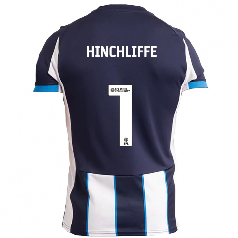 Danxen Herren Ben Hinchliffe #1 Weiß Marine Auswärtstrikot Trikot 2025/26 T-Shirt Schweiz