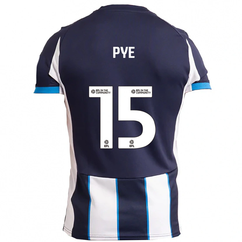 Danxen Herren Ethan Pye #15 Weiß Marine Auswärtstrikot Trikot 2025/26 T-Shirt Schweiz
