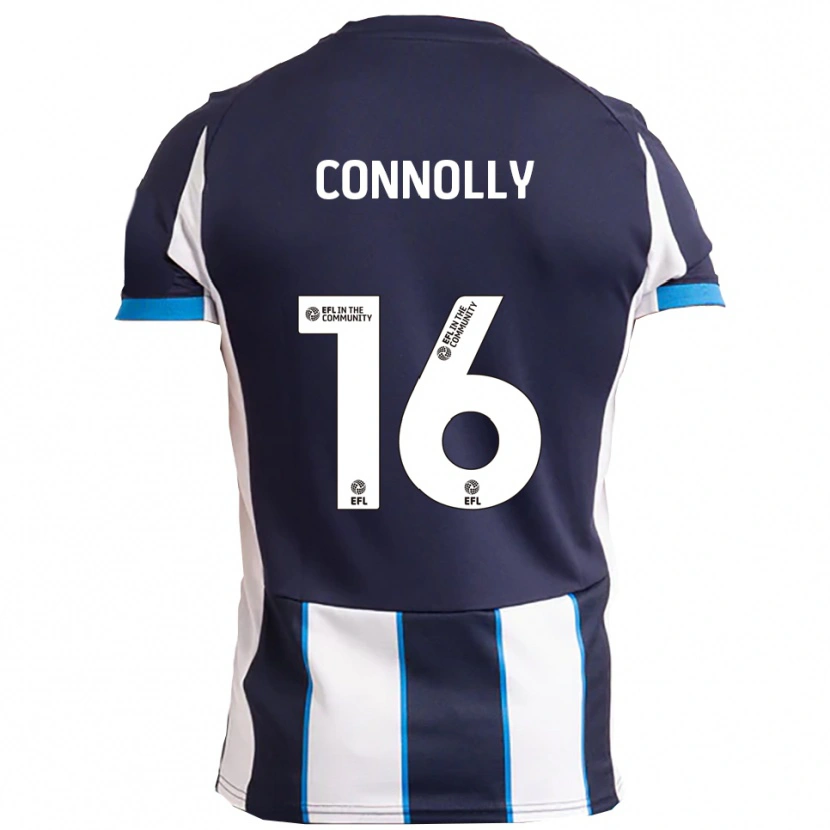 Danxen Herren Callum Connolly #16 Weiß Marine Auswärtstrikot Trikot 2025/26 T-Shirt Schweiz
