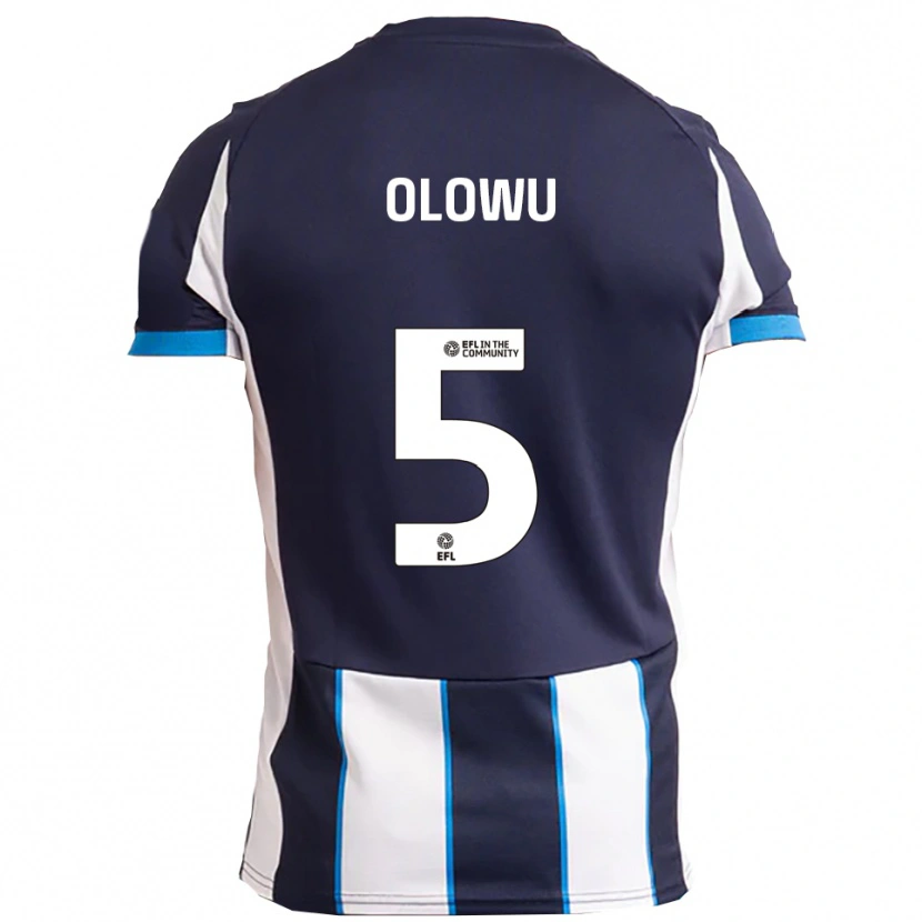 Danxen Herren Joseph Olowu #5 Weiß Marine Auswärtstrikot Trikot 2025/26 T-Shirt Schweiz