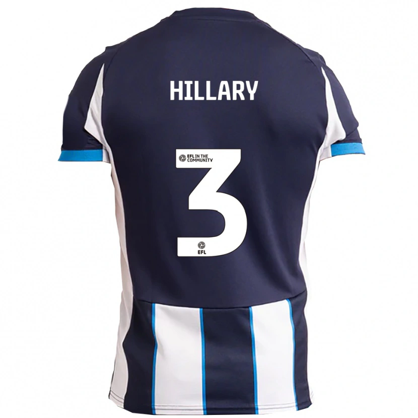 Danxen Herren Joe Hillary #3 Weiß Marine Auswärtstrikot Trikot 2025/26 T-Shirt Schweiz