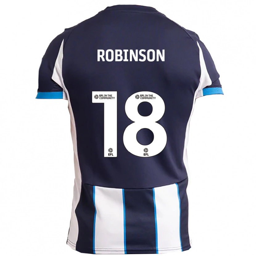 Danxen Herren Josh Robinson #18 Weiß Marine Auswärtstrikot Trikot 2025/26 T-Shirt Schweiz