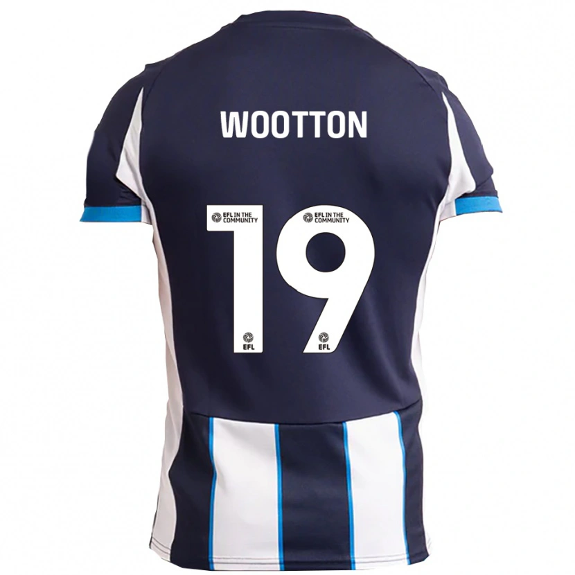 Danxen Herren Kyle Wootton #19 Weiß Marine Auswärtstrikot Trikot 2025/26 T-Shirt Schweiz