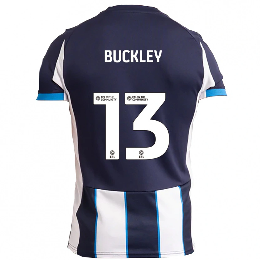 Danxen Herren Benjamin Buckley #13 Weiß Marine Auswärtstrikot Trikot 2025/26 T-Shirt Schweiz