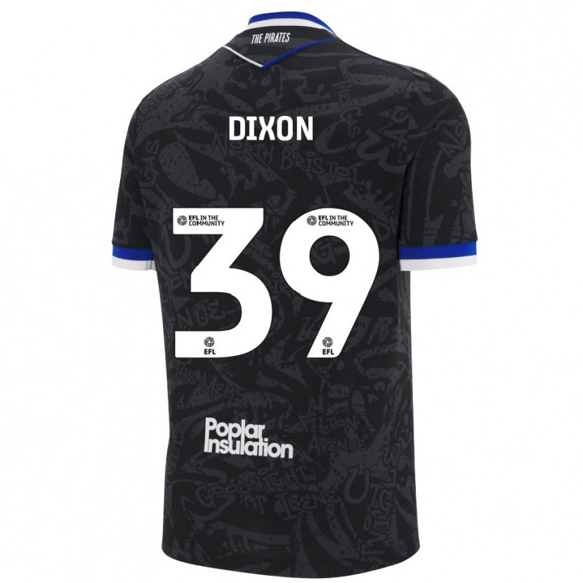 Danxen Herren Quincy Dixon #39 Schwarz Weiß Auswärtstrikot Trikot 2025/26 T-Shirt Schweiz