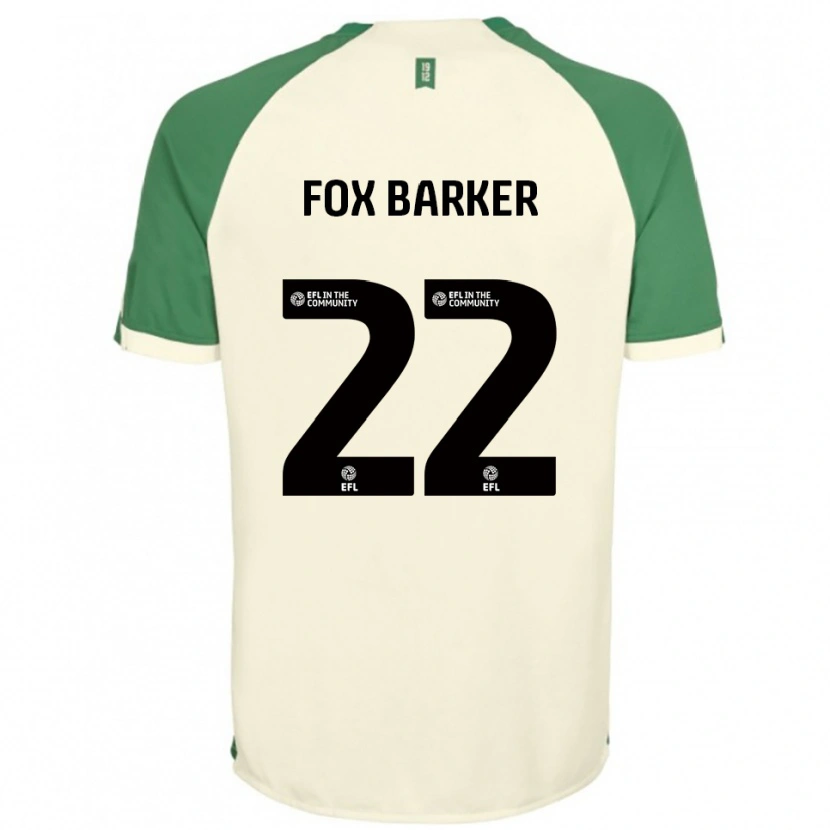 Danxen Herren Mistie Fox-Barker #22 Cremeweiß Grün Auswärtstrikot Trikot 2025/26 T-Shirt Schweiz