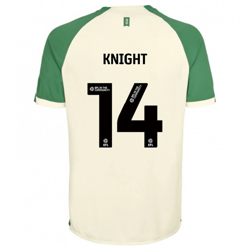 Danxen Herren Ben Knight #14 Cremeweiß Grün Auswärtstrikot Trikot 2025/26 T-Shirt Schweiz
