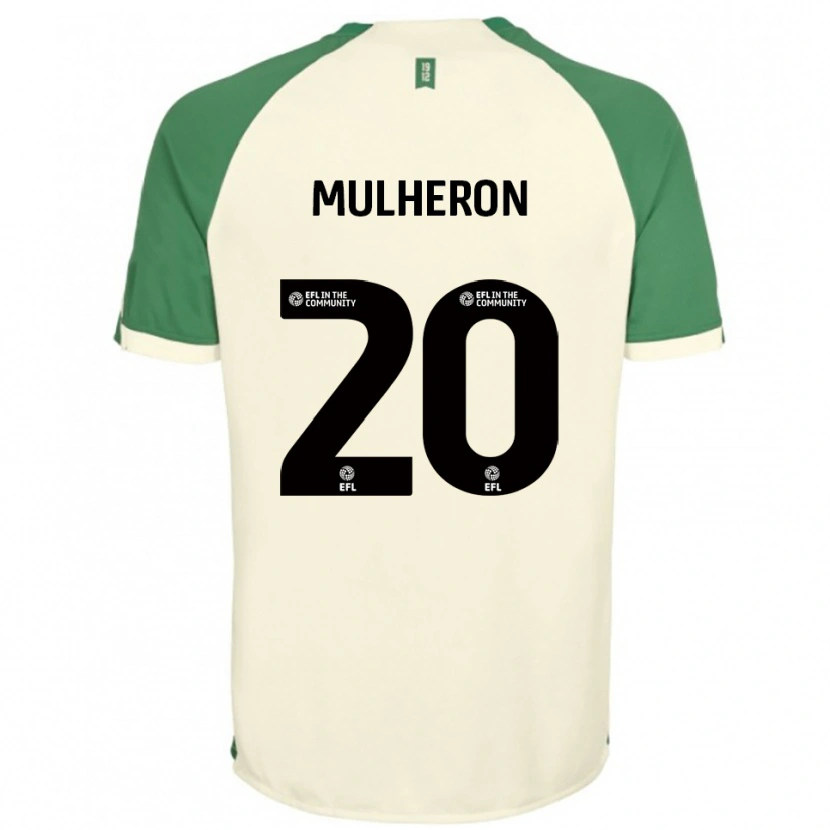 Danxen Herren Bronwyn Mulheron #20 Cremeweiß Grün Auswärtstrikot Trikot 2025/26 T-Shirt Schweiz
