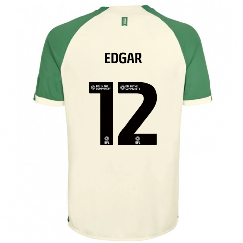 Danxen Herren Sammy Edgar #12 Cremeweiß Grün Auswärtstrikot Trikot 2025/26 T-Shirt Schweiz