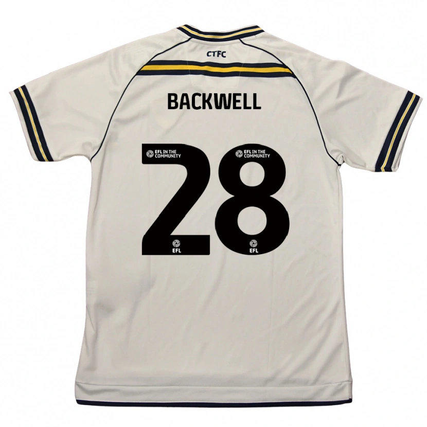 Danxen Herren Tommy Backwell #28 Weiß Marine Auswärtstrikot Trikot 2025/26 T-Shirt Schweiz