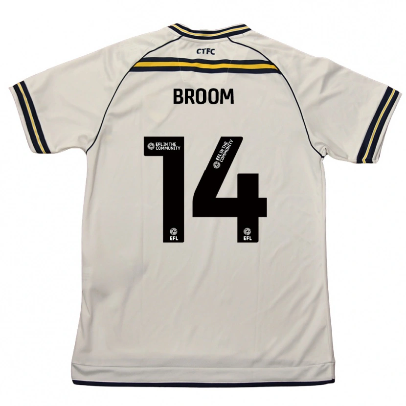 Danxen Herren Ryan Broom #14 Weiß Marine Auswärtstrikot Trikot 2025/26 T-Shirt Schweiz
