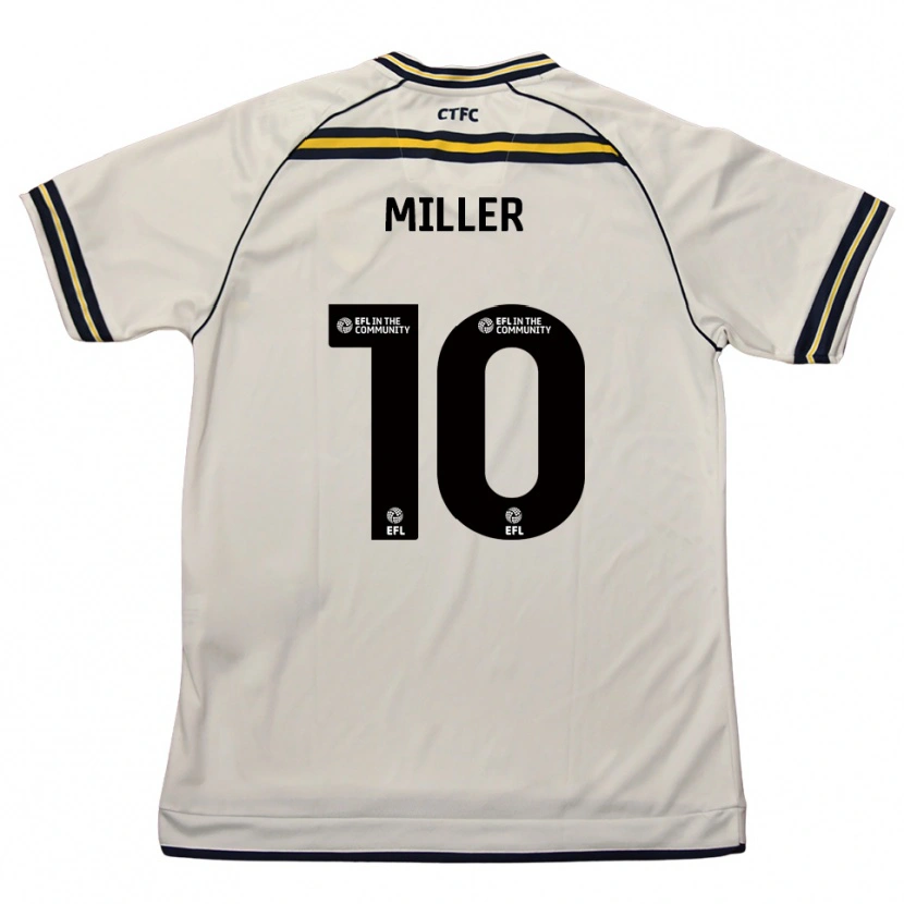 Danxen Herren George Miller #10 Weiß Marine Auswärtstrikot Trikot 2025/26 T-Shirt Schweiz