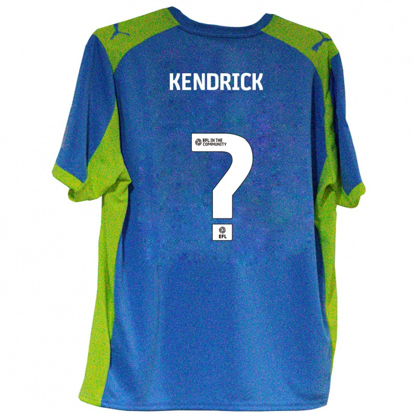 Danxen Herren Sam Kendrick #0 Himmelblau Gelb Auswärtstrikot Trikot 2025/26 T-Shirt Schweiz