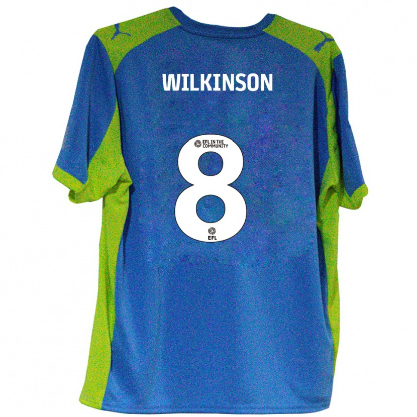 Danxen Herren Rylee Wilkinson #8 Himmelblau Gelb Auswärtstrikot Trikot 2025/26 T-Shirt Schweiz