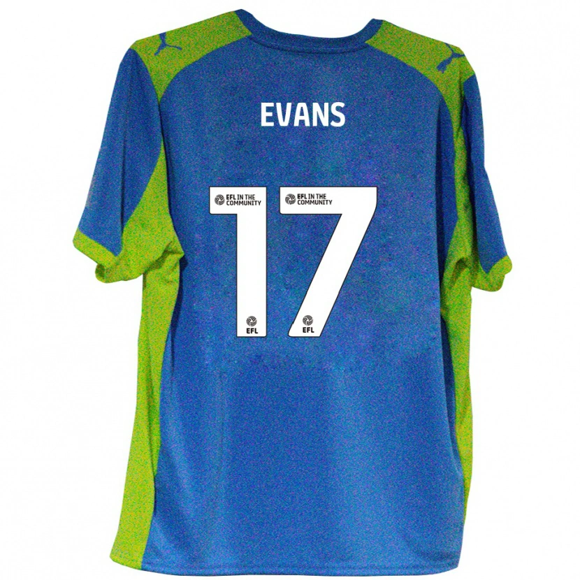 Danxen Herren Ched Evans #17 Himmelblau Gelb Auswärtstrikot Trikot 2025/26 T-Shirt Schweiz