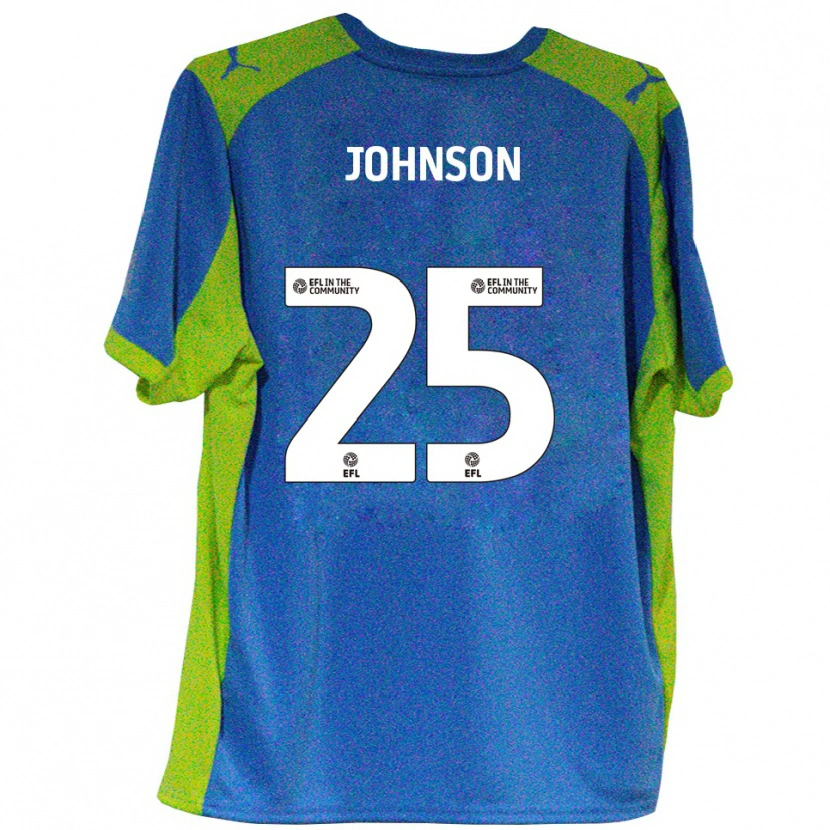Danxen Herren Will Johnson #25 Himmelblau Gelb Auswärtstrikot Trikot 2025/26 T-Shirt Schweiz