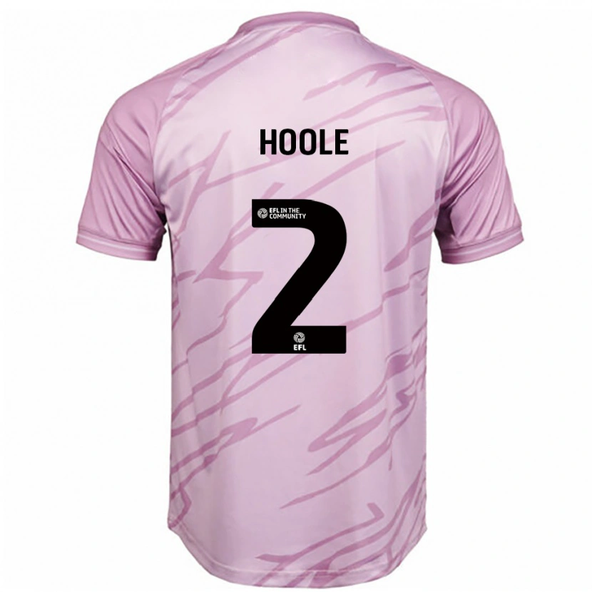 Danxen Herren Luca Hoole #2 Pink Schwarz Auswärtstrikot Trikot 2025/26 T-Shirt Schweiz