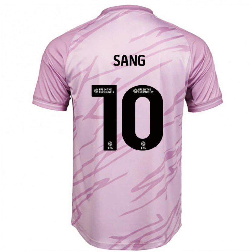 Danxen Herren Tom Sang #10 Pink Schwarz Auswärtstrikot Trikot 2025/26 T-Shirt Schweiz