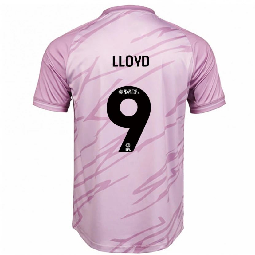 Danxen Herren George Lloyd #9 Pink Schwarz Auswärtstrikot Trikot 2025/26 T-Shirt Schweiz