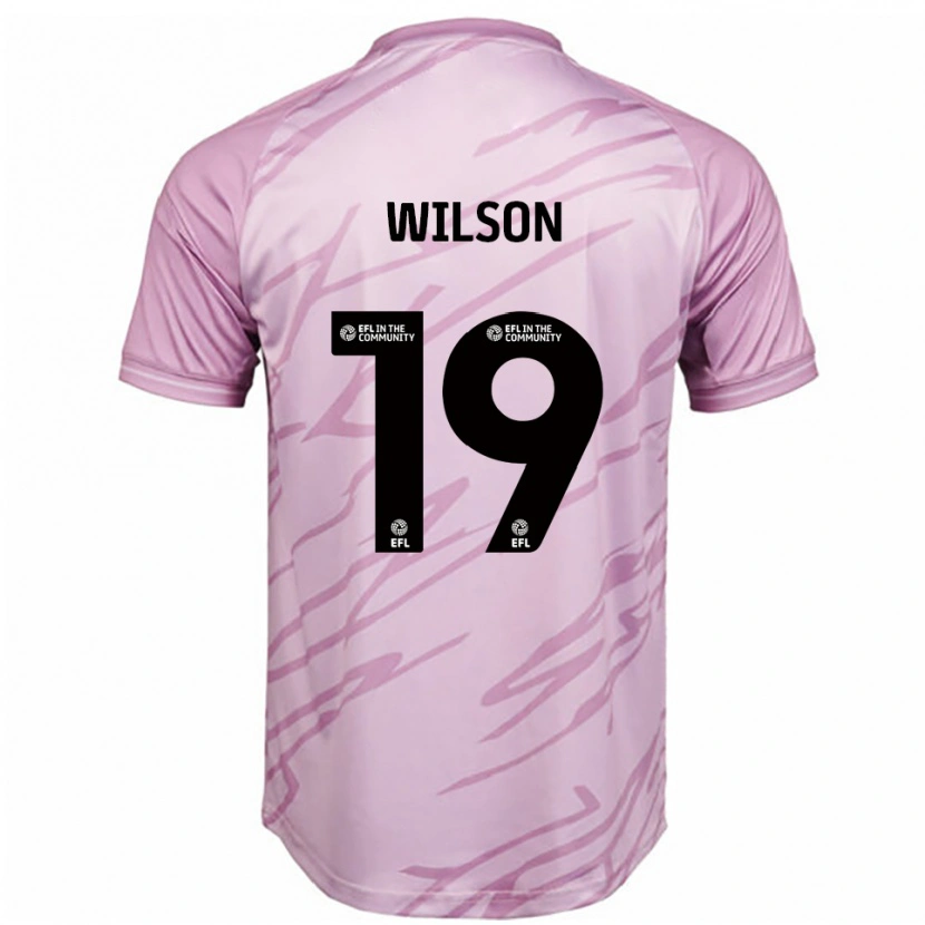 Danxen Herren Pip Wilson #19 Pink Schwarz Auswärtstrikot Trikot 2025/26 T-Shirt Schweiz