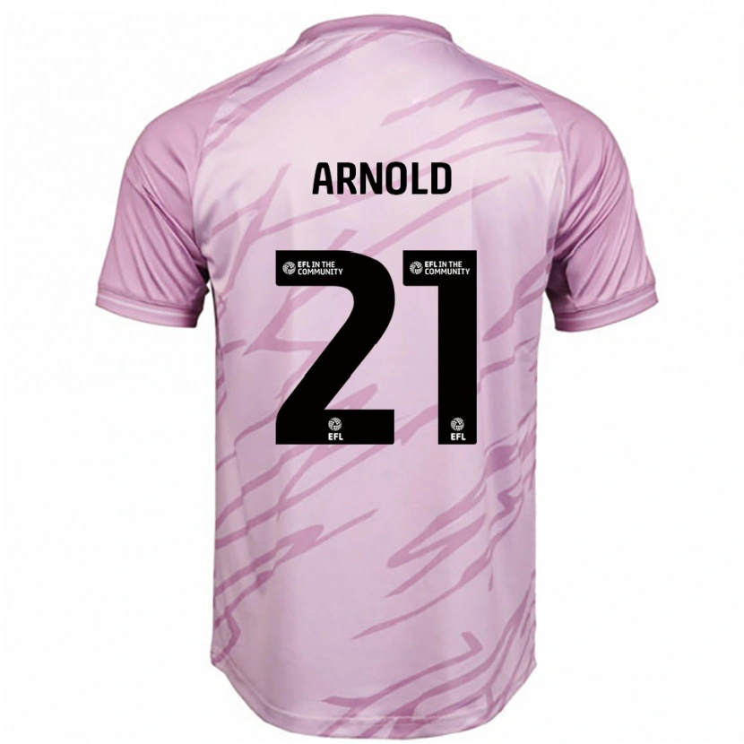 Danxen Herren Hetty Arnold #21 Pink Schwarz Auswärtstrikot Trikot 2025/26 T-Shirt Schweiz