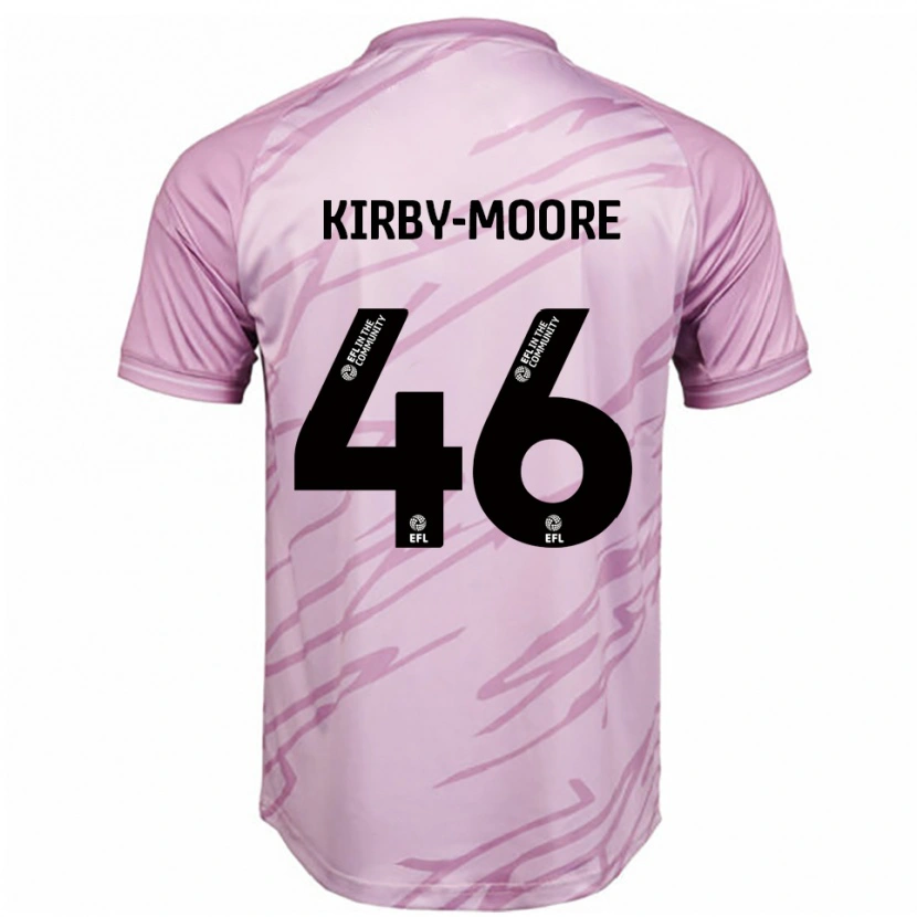 Danxen Herren Harvey Kirby-Moore #46 Pink Schwarz Auswärtstrikot Trikot 2025/26 T-Shirt Schweiz