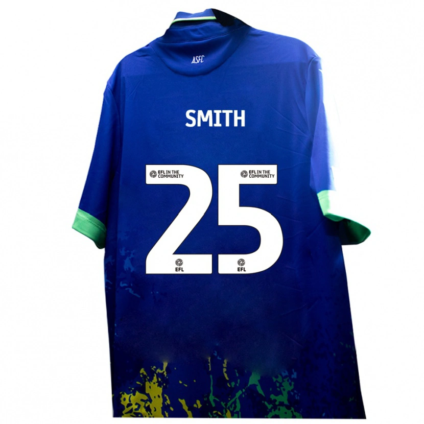 Danxen Herren Josh Smith #25 Blau Gelb Auswärtstrikot Trikot 2025/26 T-Shirt Schweiz